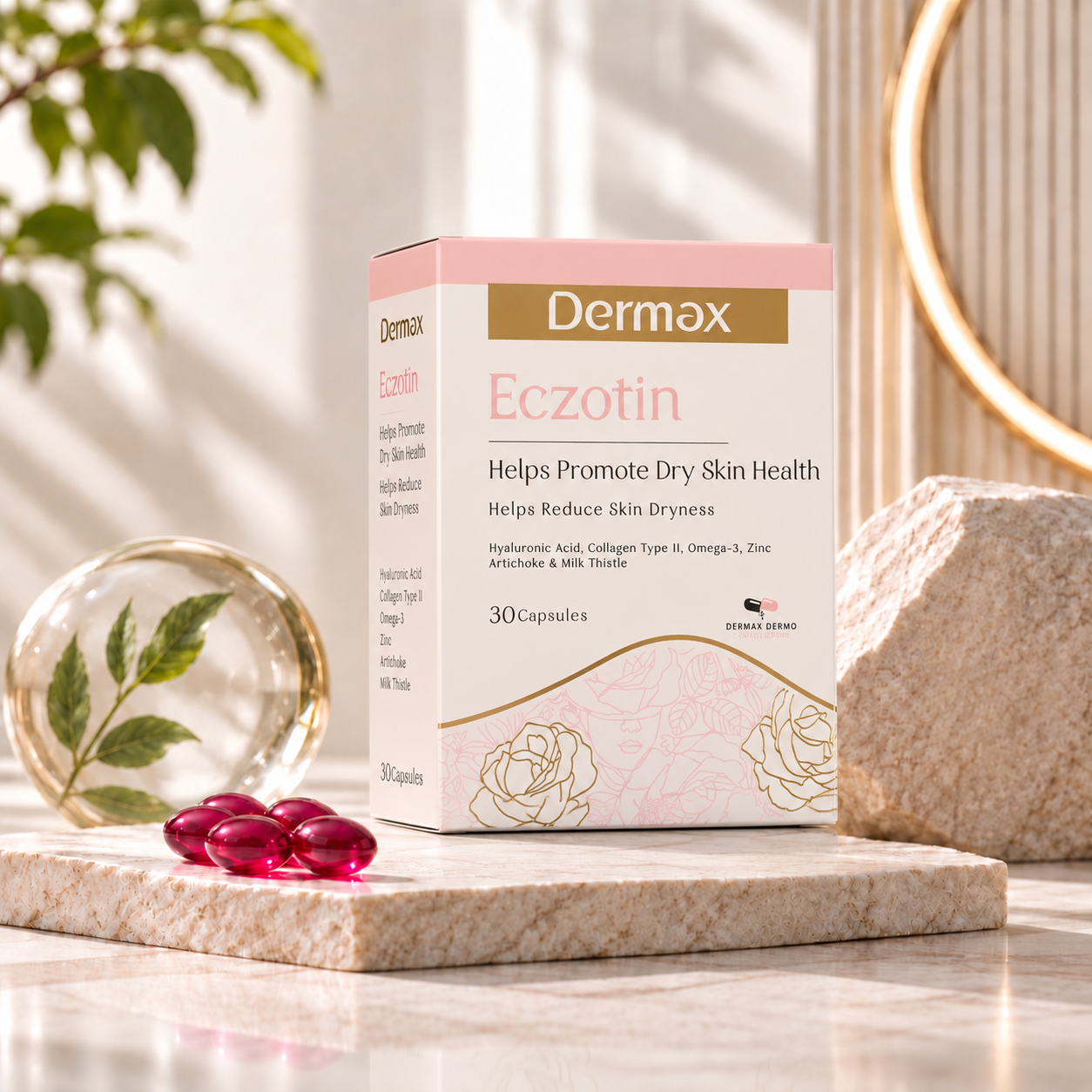 کپسول Eczotin درمکس بسته 30 عددی