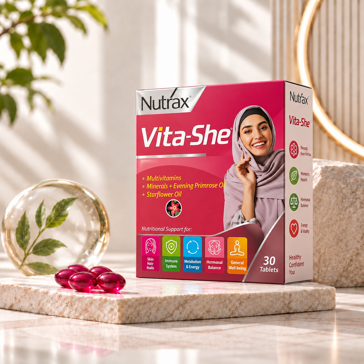 قرص مولتی ویتامین نوتراکس مدل Vita_She بسته 30 عددی