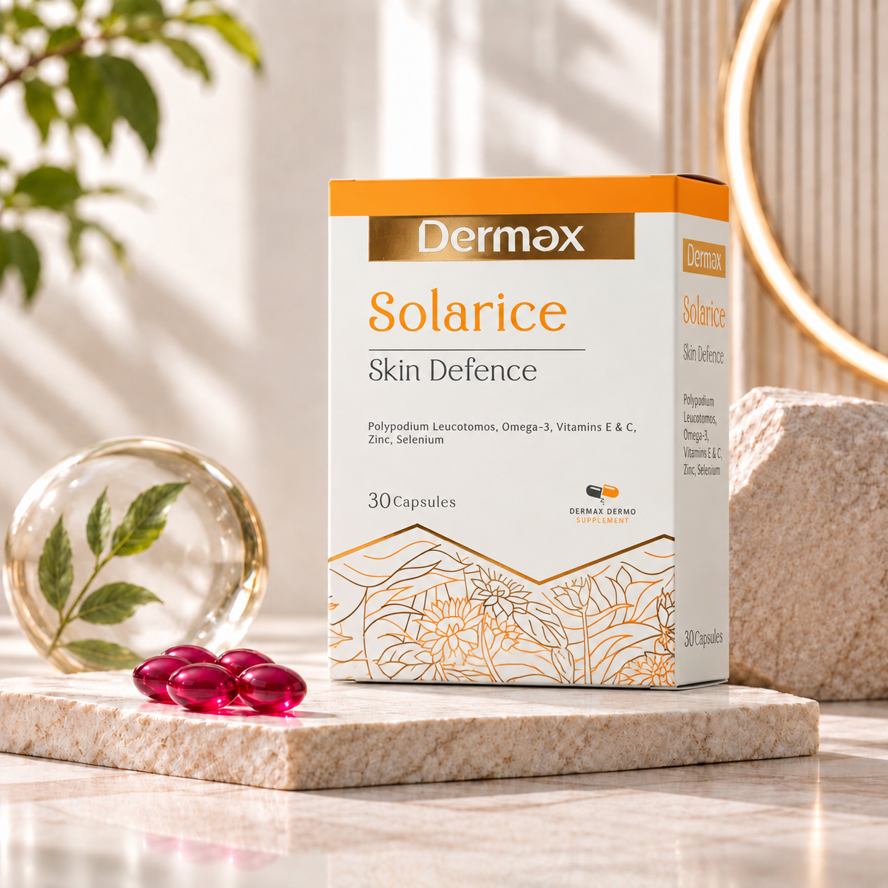 کپسول solarice درمکس بسته 30 عددی